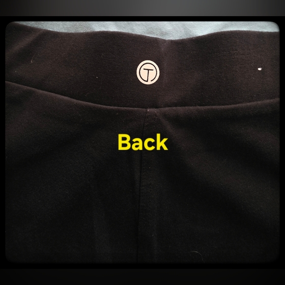 T By Talbots Women's Straight Leg Pants Cotton / Spandex Blend Black Size Small - Picture 2 of 7